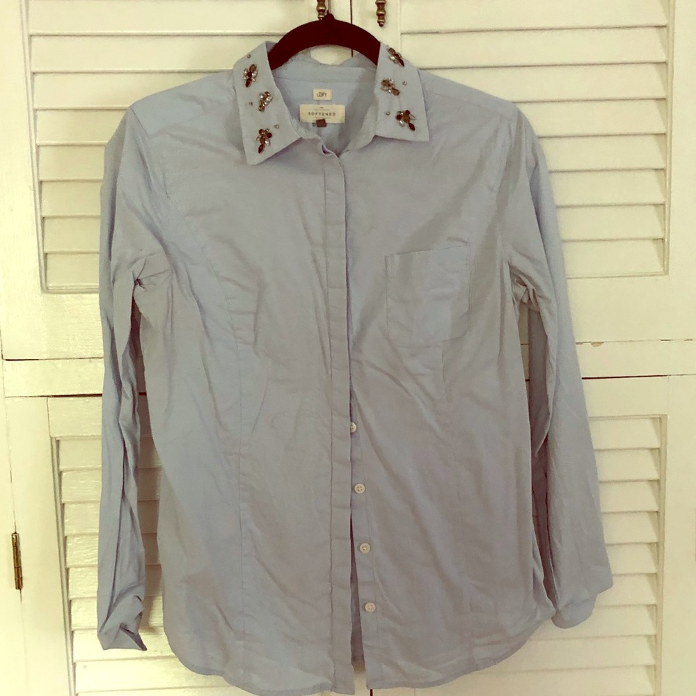 Loft jewel color blouse
